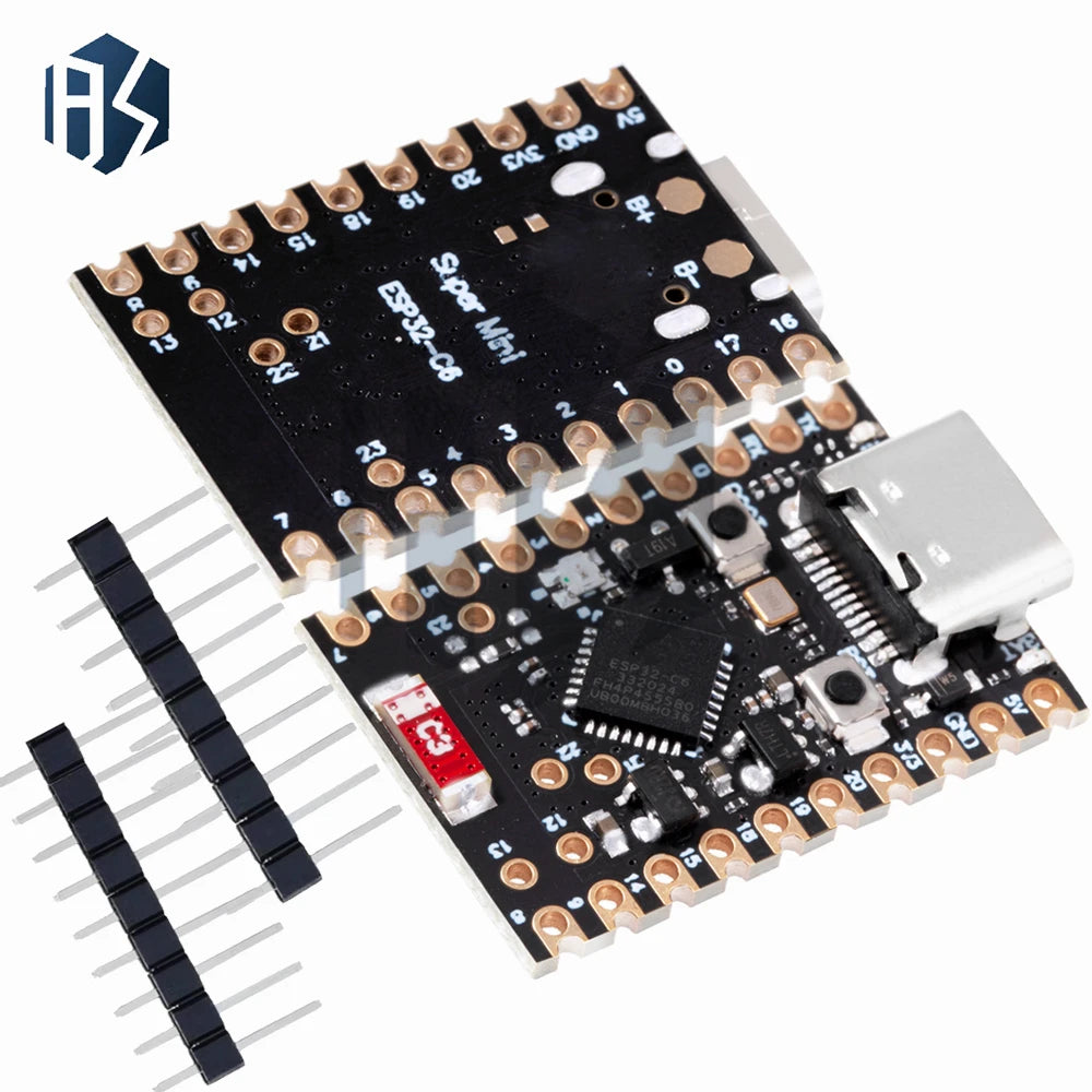 ESP32-C6 SuperMini Development Board Microcontroller Programming Learning Controller Core Board