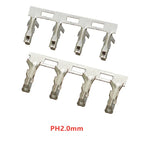 100pcs SH1.0 JST1.25 PH2.0 HY2.0 XH2.54 VH3.96mm Terminal Wire Cable for Housing 1.0 1.25 2.0mm 2.54mm Female Male Connector