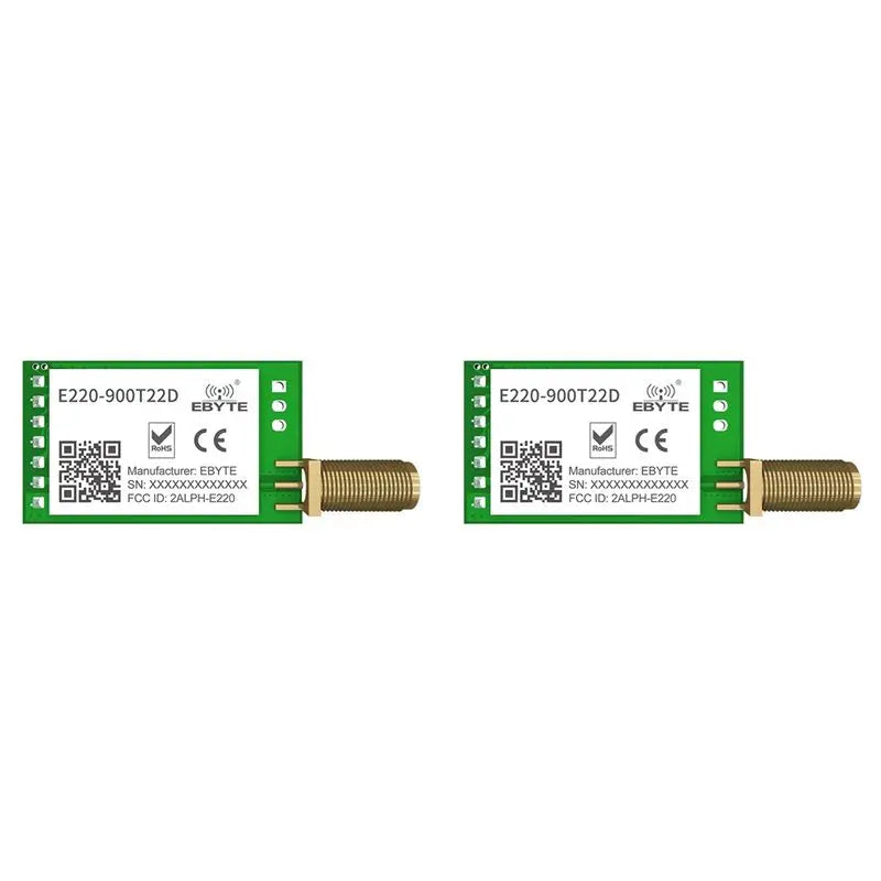 ABUO-2X EBYTE Lora LLCC68 868Mhz 915Mhz Wireless Module 22Dbm 5Km E220-900T22D SMA-K UART RSSI Transmitter Receiver DIP