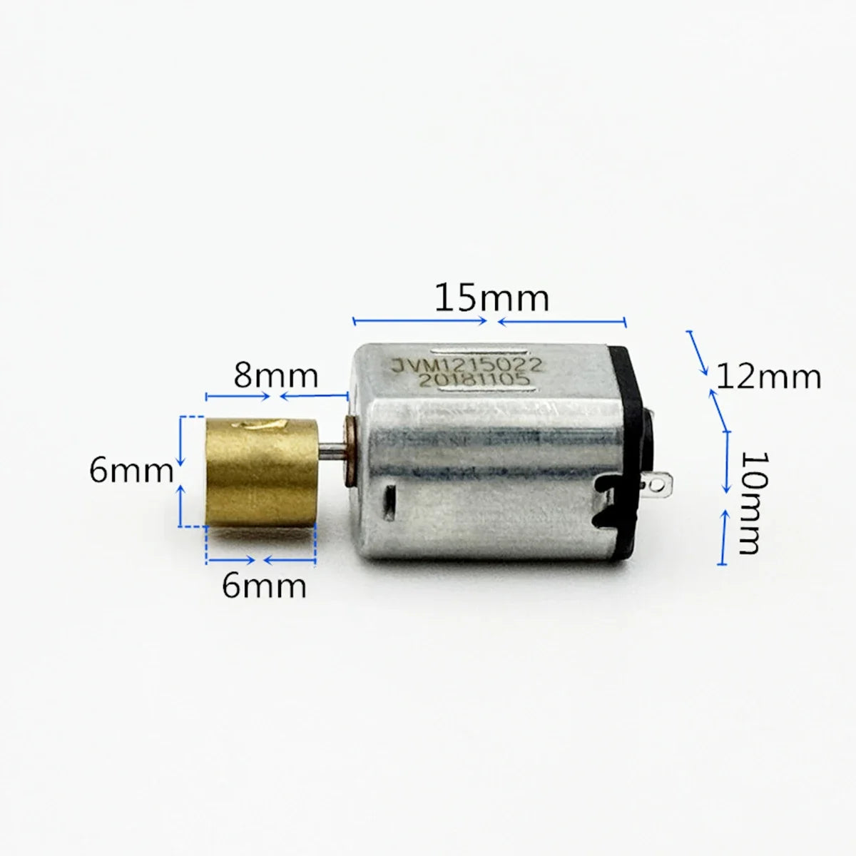 Mini 10mm*12mm Vibration Motor DC 3V 5V 6V Strong Vibration Small N20 Vibrator Motor Beauty Instrument Massager