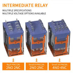 LANBOO Relay 12V 24V/AC 220V AC Voltage Coil High Quality General Purpose Micro Mini Relay with Socket Base 8pin/14pin