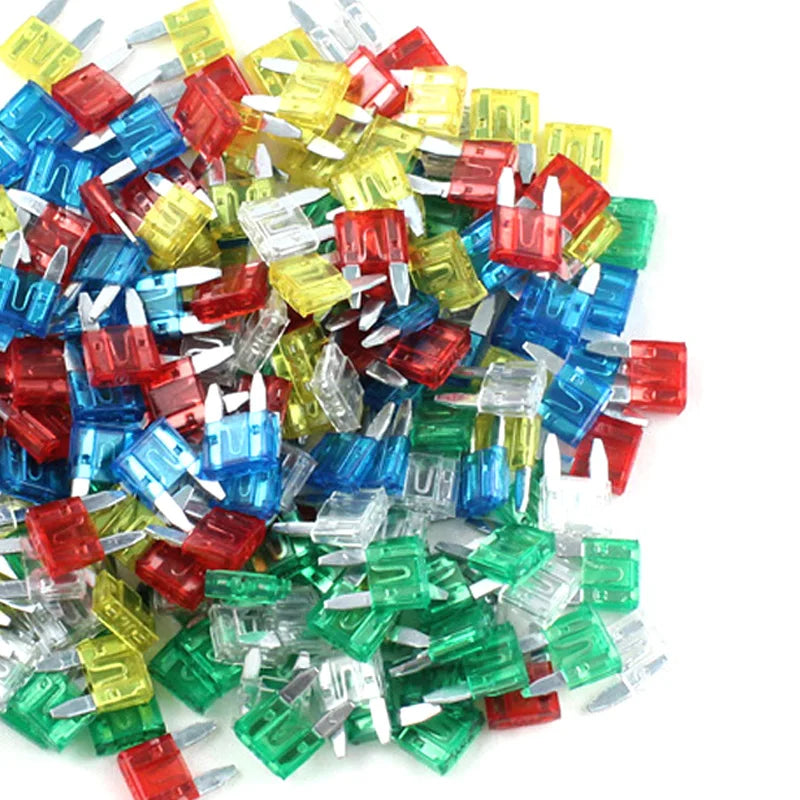 20 Pcs 5A 7.5A 10A 15A 20A 25A 30A Amp Mini Fuses for Car Truck Automotive Fuse Accessories Blade