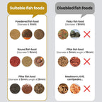 Automatic Fish Feeder 230ml Large Capacity 2.4G 5G WiFi Automatic Fish Food Dispenser with App Control Timer 2.5K Camera