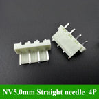 5/10/30/50/100Pcs NV5.0mm Pitch 5.0mm 2P 3P 4P 5P 6P Connector With Housing Straight Neddle Terminal Socket Replaces JST Plug