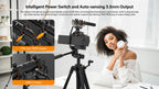 COMICA VM40 Super Cardioid 2.4G Wireless Shotgun Microphone 48kHz/32-bit 32GB Built-in Storage Mic for Camera,Smartphone,PC