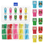 10 Piece Automotive Low and High/Standard Box Fuse 20A 30A 40A 50A 60A Fuse Combination Kit for Pickup Trucks, Cars and SUV