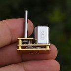 Mini N20 Full Metal Gear Motor DC 5V 6V 110RPM Slow Speed Inverted Shaft Micro Gearbox Gear Reducer Motor DIY Robot Toy Model