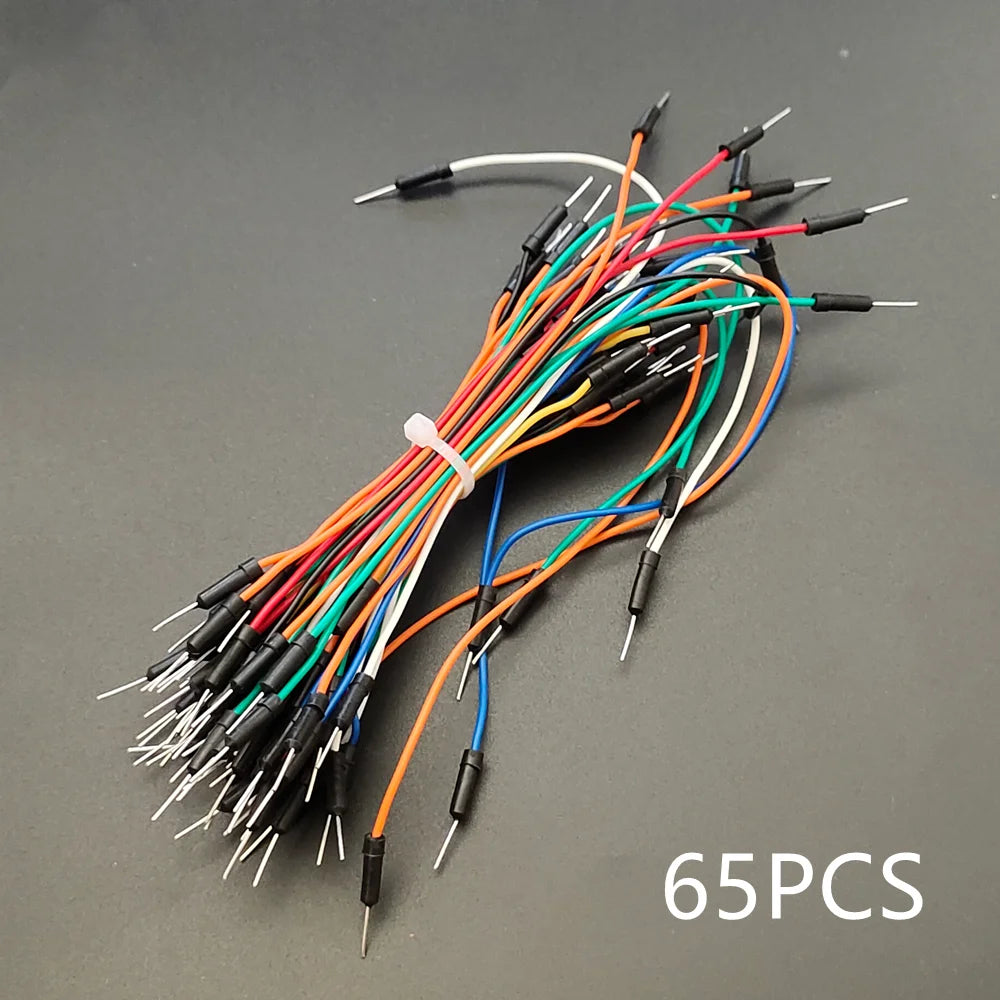 65/140/560/840Pcs/Box Solderless Breadboard Jumper Wires U Shape Breadboard Jumper Cable Wire Kit for DIY Arduino Breadboard