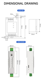 DC8-28V RS232 to RS485 Industrial Grade Converter High Speed Bi-Directional Transmission Modem EBYTE E810-Z01 E810-Z01M