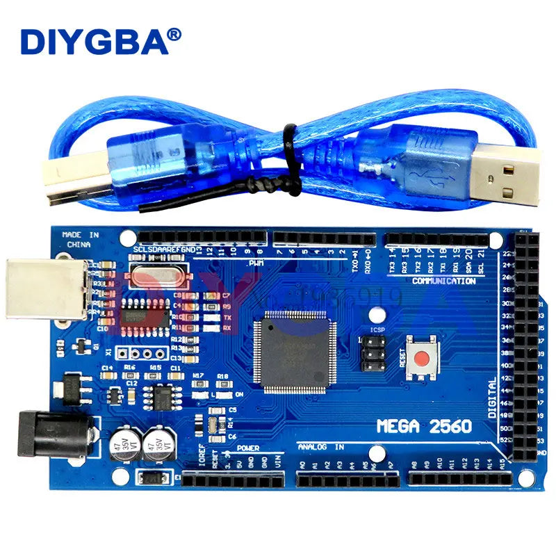 3D Printer 1pcs Mega 2560 R3 + 1pcs RAMPS 1.4 control panel+ 5pcs A4988 or DRV8825 Stepper Motor Drive for 3D printer kit