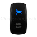 12V 20A Blue Led Car Boat Laser Rocker Switch ON OFF, (ON) OFF, ON OFF ON, (ON) OFF ON, (ON) OFF (ON) Waterproof