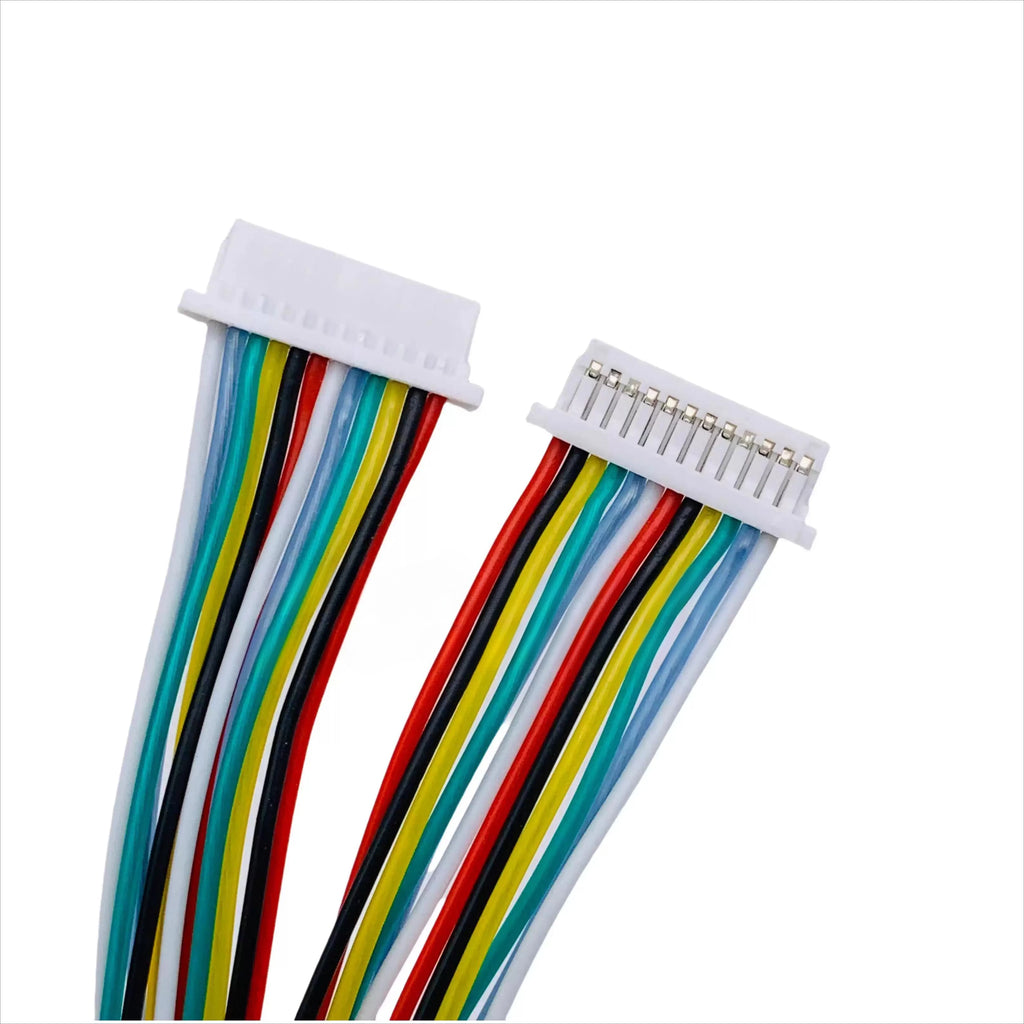 10Pcs SH1.0 1.25 2P 3P 4P 5P 6P-10P Male Connector With 32AWG Silicone Wire Single Head Connector