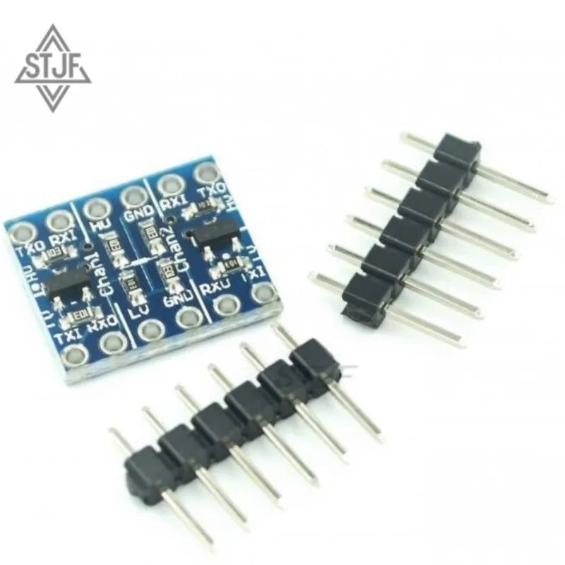 STJF 10PCS Logic Level Shifter Bi-Directional two Four-way two-way logic level transformation module
