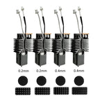 Toolhead Hot End For Snapmaker U1 Pre-installed Thermistor & Ceramic Heating Plate Quick Heating Hotend For U1 3D Printer Parts