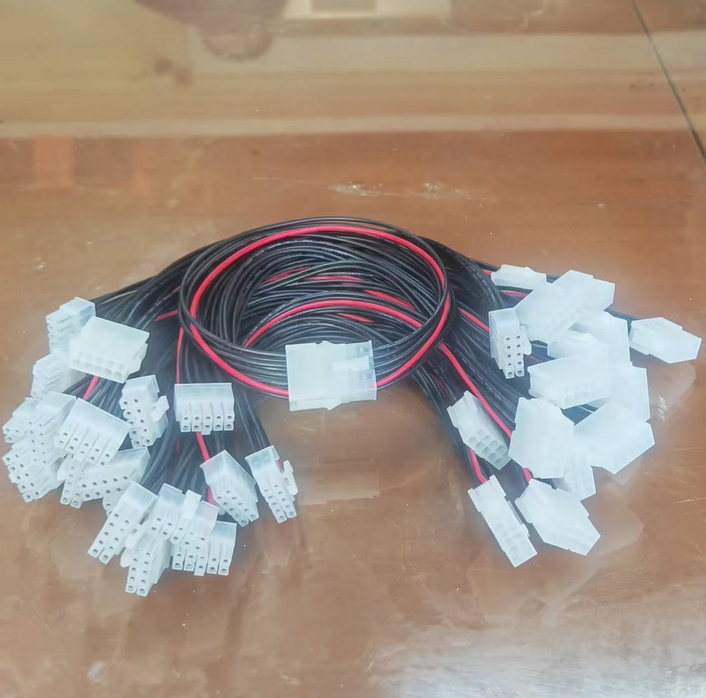 5pc 5557 5559 4.2mm Double Row 30CM 1015 20AWG 0.75mm2 600V Male to Female CPU Mainboard Extension Computer Auto Wire Harness