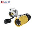CNLINKO LP20 IP68 Waterproof Circular Heavy Duty Connector 2-12Pin Male/Female Set for Outdoor LED Lighting & Industrial Power