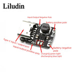 Type-C USB TP4057 1A Lithium Battery Charging Protection Board Module Polymer Battery Over TP4056 With Temperature Protection