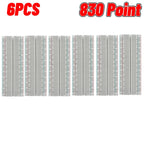 1-20pcs Breadboard 400 830 Point PCB Board MB-102 MB102 Test Develop Nodemcu Raspberri PI 2 lcd High Frequency 40pin Dupont Line