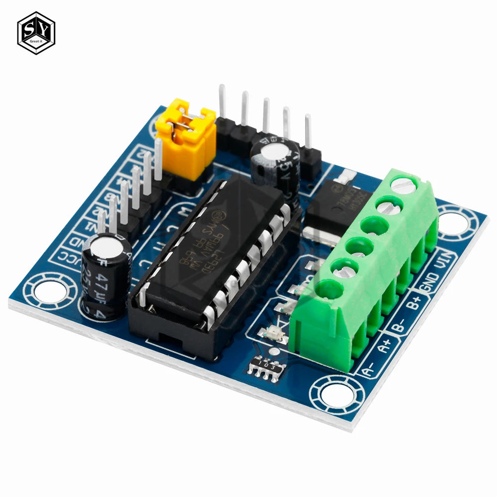 Mini L293D 4-Channel Motor Driver Shield for Arduino UNO/Mega 2560 (High Voltage/Current)