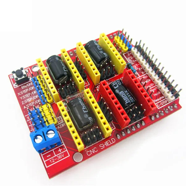 CNC Shield V3 Engraving Machine 3D Printe+ 4pcs DRV8825 Or A4988 Driver Expansion Board For Arduino + UNO R3 With USB Cable