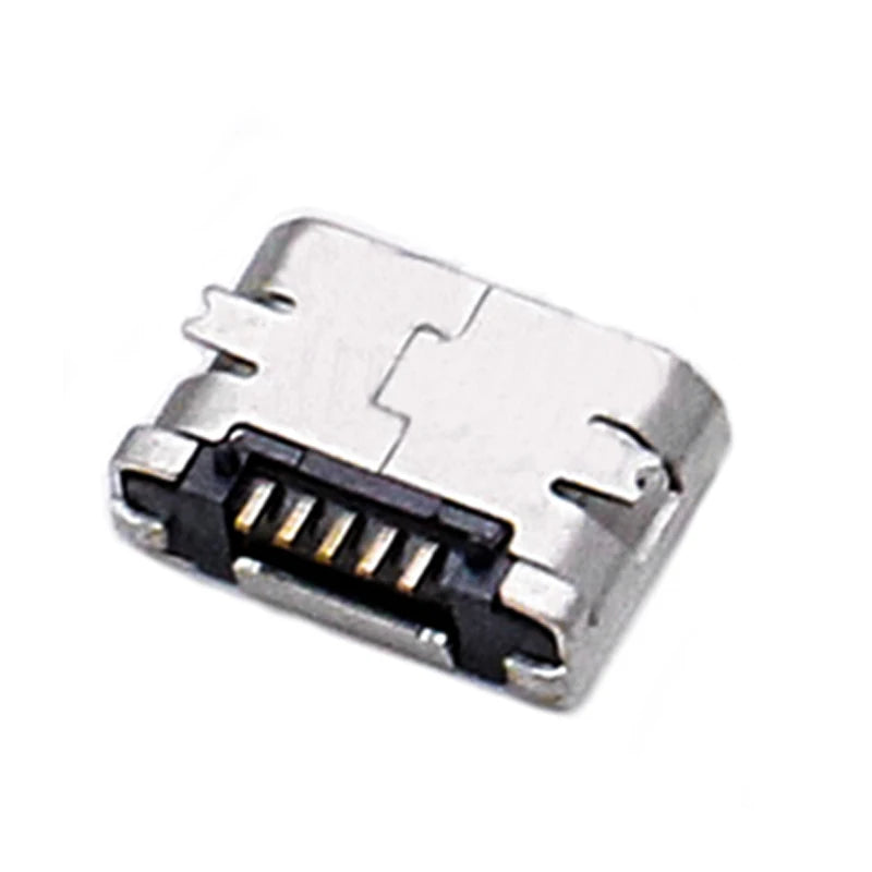 100/lot 5Pin Micro-B SMD DIP Micro USB Connector Female Port Jack Tail Sockect Plug For Android phone data connector