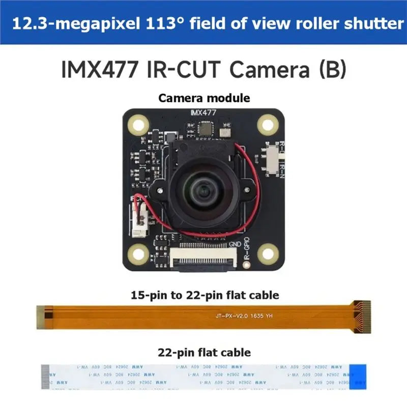 HOT!A72T IMX477 IR-CUT Camera Module For Raspberry Pi 12.3MP High-Resolution