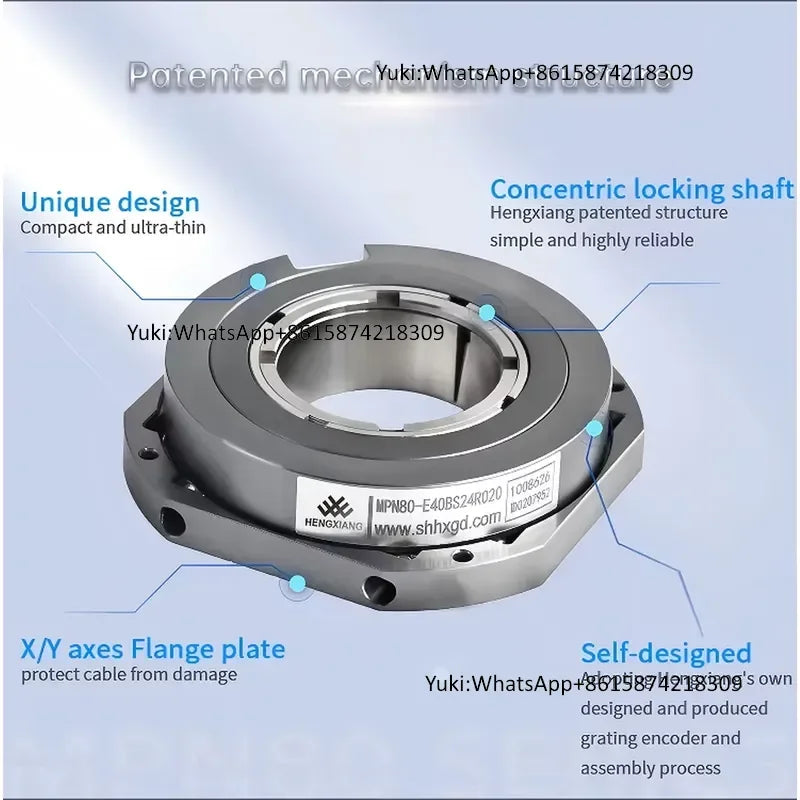 Hengxiang RS485 30-40mm MPN80 Absolute Encoder 24Bits Single-turn Rotary Encoder IP50 Protection CE Certified Other Sensors