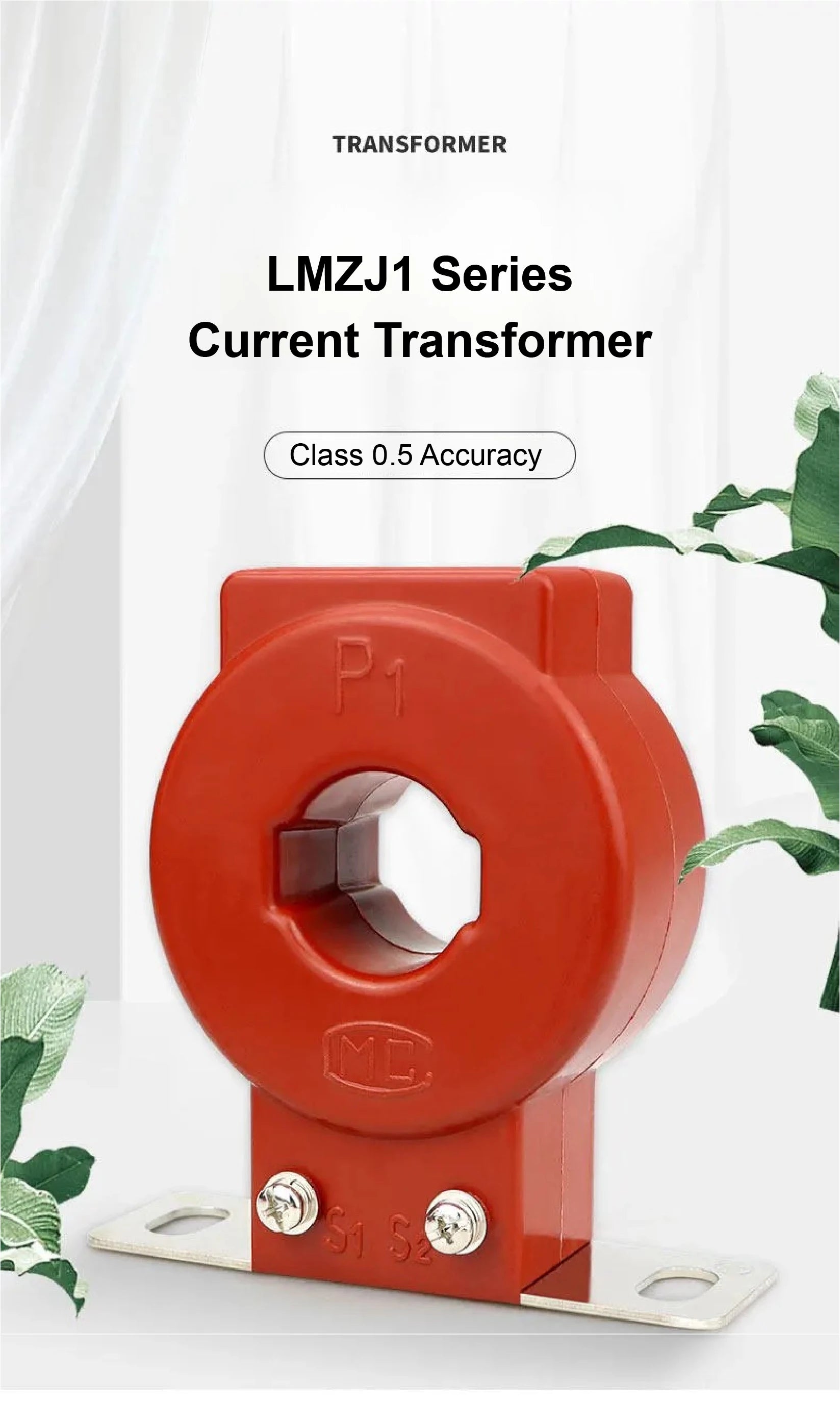 LMZJ1 Ring Type Current Transformer CT 50/5A-1000/5A Class 0.5 Precision Metering AC Current Transformer 0.5KV