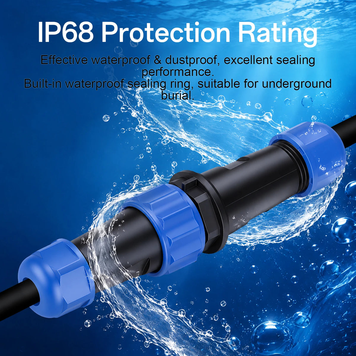 SP13 Connector Waterproof IP68 2pin 3pin 4pin 5pin 6pin 7pin Docking Male Plug Female Socket Cable Plug and Socket Connectors