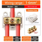 5/10PCS T-type High power branch terminal wire terminal Quick Junction Box Terminal Block Electric Cable CONNECTORS  copper