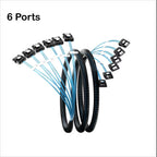 Sata To Sata Cable 4/6/8 Ports/Set SATA 3.0 Date Cable 7 Pin to 7 Pin Sas Cord 12Gbps HDD Cable For Server NAS PC