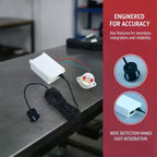 Ultrasonic Ranging Sensor With Buzzer Relay Output Distance Measuring Module Adjustable Range 5cm-500cm Reversing Radar Sensor