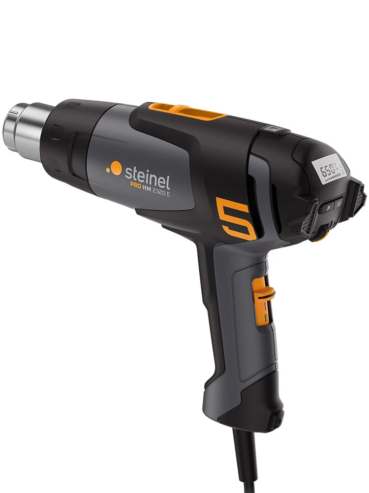 STEINEL 2300 W Electronic Heat Gun with LCD Display Screen (80 - 650 °C) Temperature Adjustable ECO Mode NO. HM 2320 E