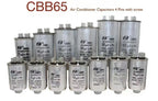 1PCS CBB65 AIR CONDITIONER STARTING CAPACITOR 450V 4UF/6.5/17/25/55UF 4+2 INSERT With screws at the bottom