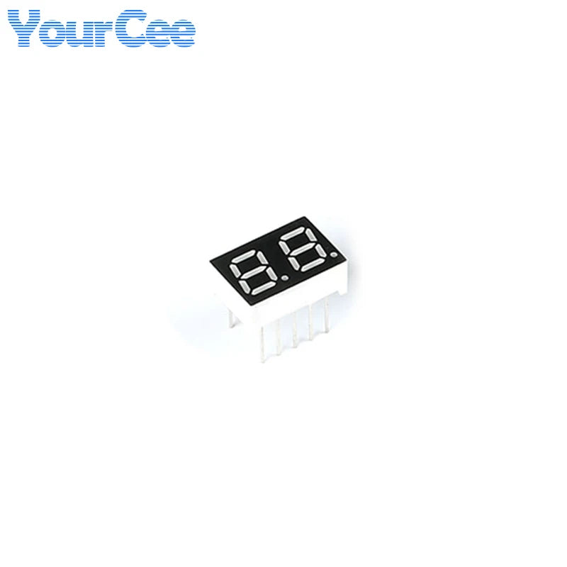 5pcs 0.28 inch 0.28" LED Display 7 Segment 1 Bit/2 Bit/3 Bit/4 Bit Clock Digit Digital Tube Red Common Cathode / Anode