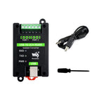 Waveshare USB TO 2CH RS485 Industrial Grade Isolated Converter, USB To RS485 Adapter,Wall-mount and Rail-Mount Support