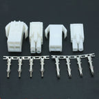 5Sets EL4.5 4.5mm Pitch Automotive Connector Small Tamiya Style 2/3/4/6/9Pin Male Female Plug With Crimp Terminals