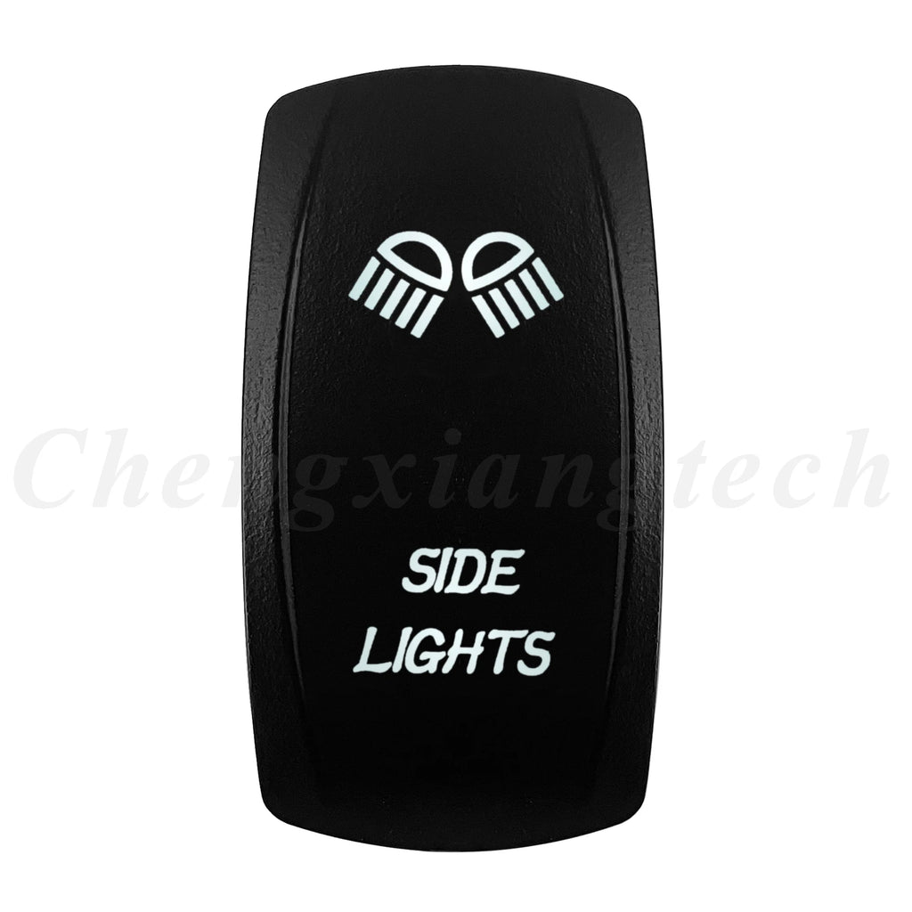 Marine 12V 24V White Led On Off Rocker Switch 5Pin SPST Momentary Switch DPDT ON OFF ON 3-Way for Car Boat Carling 4X4 Narva