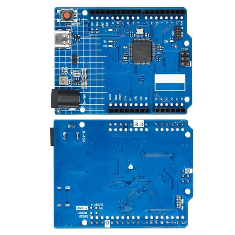The improved version of UNO R4 development board is compatible with WIFI/MINIMA motherboard microcontroller programming learning