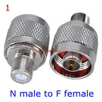 L16 N To F TV Male Female Straight Connector Adapter L16 N Male Female To F TV Male Female Imperial Coax Converter Brass Copper