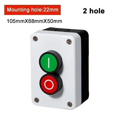 Arrow Symbol Indicating Start and Stop Self-Recovery Waterproof Button Switch Emergency Stop Industrial Hand-Held Control Box