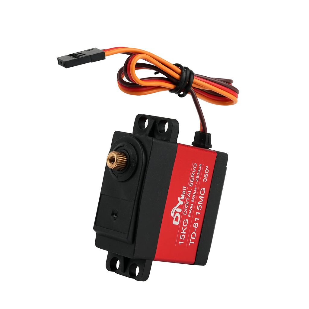 Waterproof 15KG TD-8115MG Robot Digital Servo 180/270/360° Digital Servo Motor Metal Gear For RC Model Car Airplane Robotic Arm