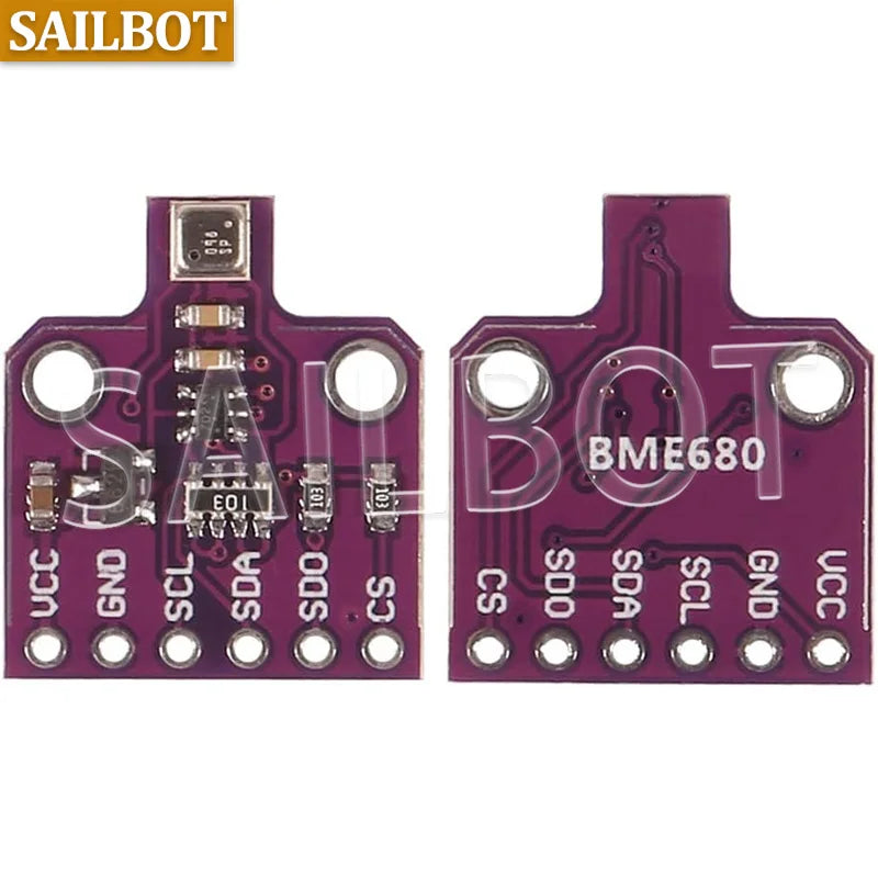 BME680 Temperature and Humidity Temperature Pressure High Altitude Sensor Module Digital 4 in 1 Sensor With Gas High Accuracy