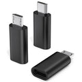 3Pcs/lot Micro USB Female To Type C Male Adapter Converters Micro-B To USB-C Connector Phone Charger Cable Adapter For Samsung