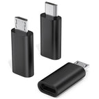 3Pcs/lot Micro USB Female To Type C Male Adapter Converters Micro-B To USB-C Connector Phone Charger Cable Adapter For Samsung
