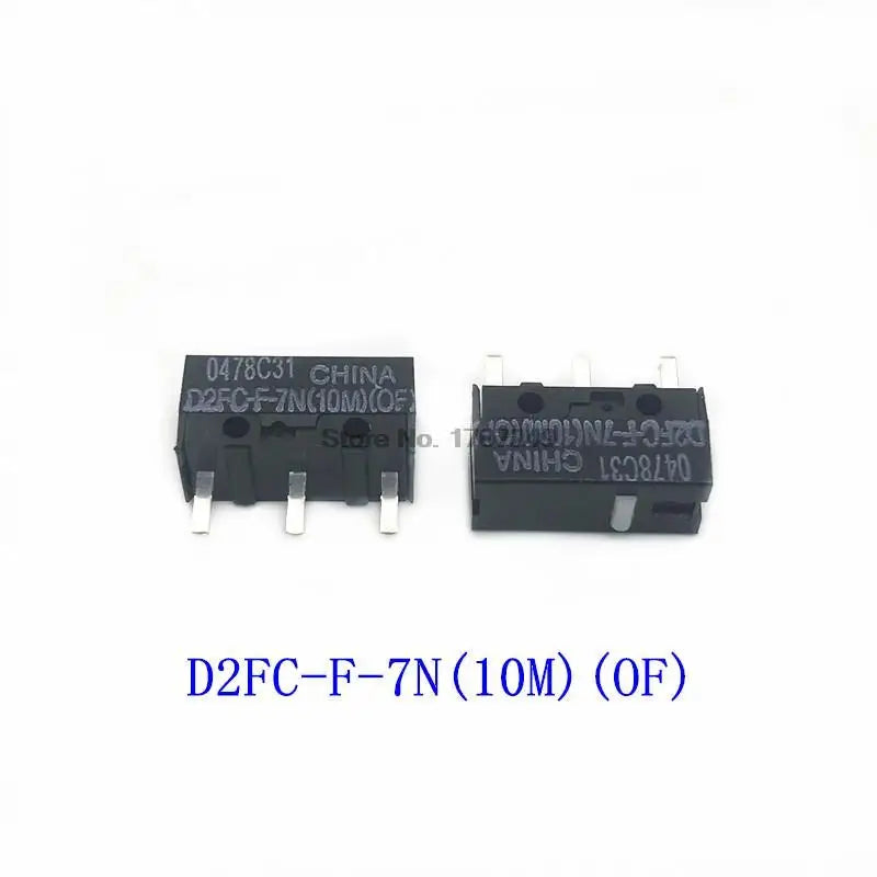 Free Shipping 10Pcs Micro Switch D2FC-F-7N 10M 20M OF D2FC-F-K 50M 60MN D2F D2F-F D2F-01 D2F-L D2F-01F D2F-F-3-7 button switches