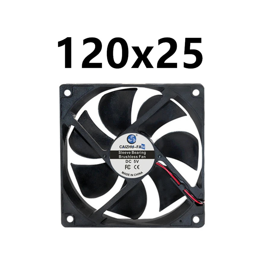40MM 50MM 60MM 70MM 80MM 90MM 120MM Cooling Fan Brushless Motor Case Fan Quiet Fan With USB Cable