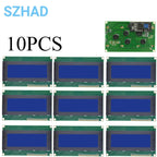 1-10PCS 2004A LCD Display Module I2C IIC Interface 20x4 Character Screen 3.3V 5V Blue Yellow-Green Backlight for Arduino