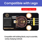 RTC DS3231 Clock Module DIY Electronic Building Blocks For Arduino Projects Compatible With Lego Building Blocks (No Battery)