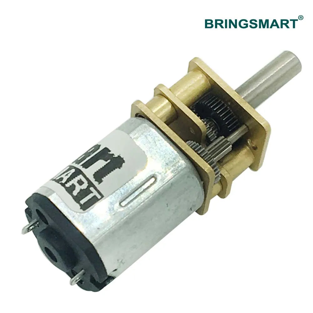 Bringsmart 3V 6V 12V 15-1500RPM N20 DC Gear Motor Reversed Control Low Noise for DIY Electronic Equipment Toys Mini Machine